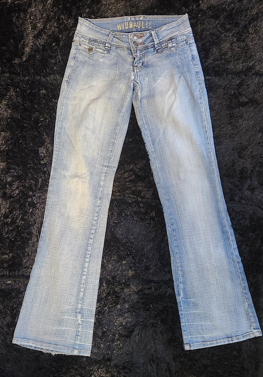 Womens size 1/2 | Hydraulic Light Blue Washed Jeans